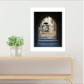 Impressions Dorure Hébreu Shalom Jérusalem Gold sur bleu