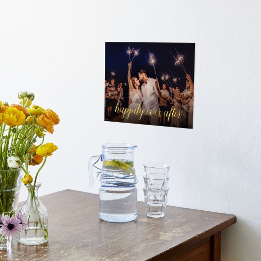 Impressions Dorure Heureux toujours après script photo mariage (Couchage (Cuisine))