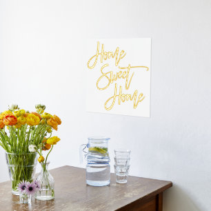 Impressions Dorure Home Sweet Home Blanc Luxe Real