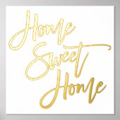 Impressions Dorure Home Sweet Home Blanc Luxe Real (Recto)