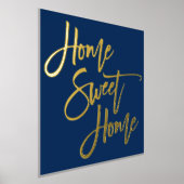 Impressions Dorure Home Sweet Home Marine Bleu Luxe Réel (Poser)