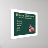 Impressions Dorure Home Sweet Homeschooling Schoolhouse Chalkboard (Poser)