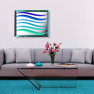 Impressions Dorure Imprimantes à huile des mers des Caraïbes