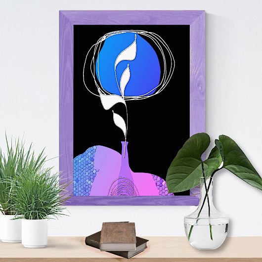 Impressions Dorure Imprimantes à l'huile de vase de lavande