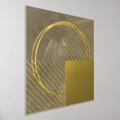 Impressions Dorure Imprimantes miniatures Abstraites en or Brown (Poser)