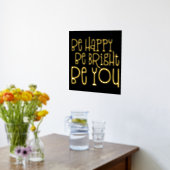 Impressions Dorure Inspirer Soyez Heureux Soyez Bright Soyez Vous Noi (Couchage (Cuisine))