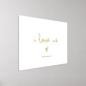 Impressions Dorure je nous aime | TEXTE COEUR D'OR (Poser)