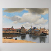 Impressions Dorure Johannes Vermeer, van Deft, Vue de Delft (Recto)