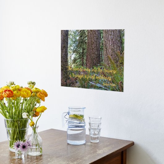 Impressions Dorure John Muir Nature Citation Forêt Wilderness (Couchage (Cuisine))