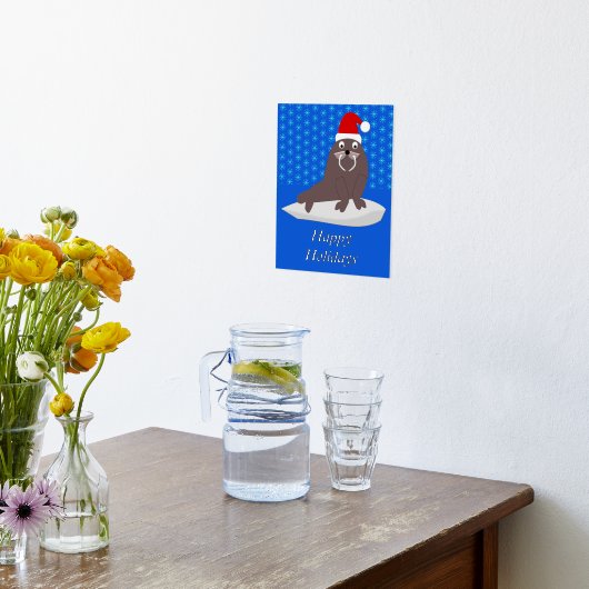 Impressions Dorure Joli Noël Walrus et Snowflakes Custom (Couchage (Cuisine))