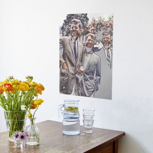 Impressions Dorure Kennedy Brothers, président John, Robert & Ted (Couchage (Cuisine))