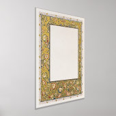 Impressions Dorure Ketubah Rubaiyat Écriture manuscrite Art Nouveau (Poser)