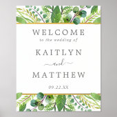 Impressions Dorure La Collection Mariage Verdure & Or Bienvenue (Recto)