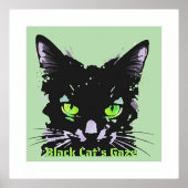 Impressions Dorure Le Regard du Chat Noir (Recto)