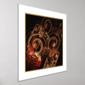 Impressions Dorure Le son de la musique Art Abstrait (Poser)