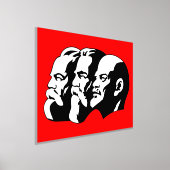 Impressions Dorure Lénine, Marx, Engels, Union soviétique, communisme (Poser)