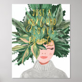 Impressions Dorure Les Love Plants Dame de Crazy Plant (Recto)