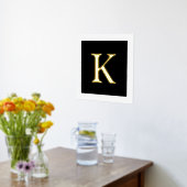 Impressions Dorure Lettre initiale or ou argent | Noir (Couchage (Cuisine))