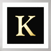 Impressions Dorure Lettre initiale or ou argent | Noir (Recto)