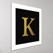 Impressions Dorure Lettre initiale or ou argent | Noir (Poser)