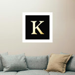 Impressions Dorure Lettre initiale or ou argent | Noir<br><div class="desc">Lettre initiale élégante or ou argent | Imprimantes à huile noire</div>