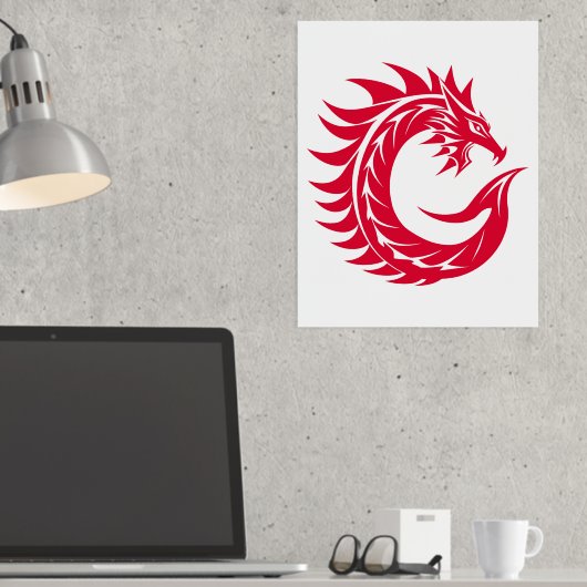 Impressions Dorure LETTRE STYLE Dragon C, Alphabet Dragon, Monogramme (In Situ (Bureau))