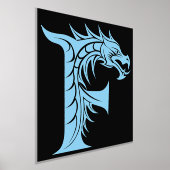 Impressions Dorure LETTRE STYLE dragon F, Alphabet dragon, Monogramme (Poser)