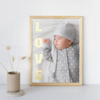 LETTRES D'AMOUR BOLD PERSONNALISÉES PHOTO