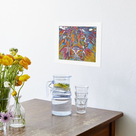 Impressions Dorure Lion Abstrait moderne (Couchage (Cuisine))