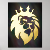 Impressions Dorure Lion Avec Couronne - Style Or 1 (Recto)