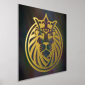 Impressions Dorure Lion Avec Couronne - Style Or 4 (Poser)