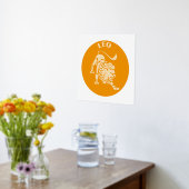 Impressions Dorure Lion, signe zodiaque, Horoscope, Astrologie (Couchage (Cuisine))