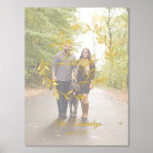 Impressions Dorure Live Laugh Love Photo et nom de famille (Recto)