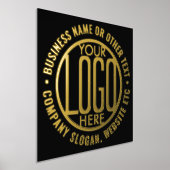 Impressions Dorure Logo de l'entreprise Moderne Élégant Business Prom (Poser)