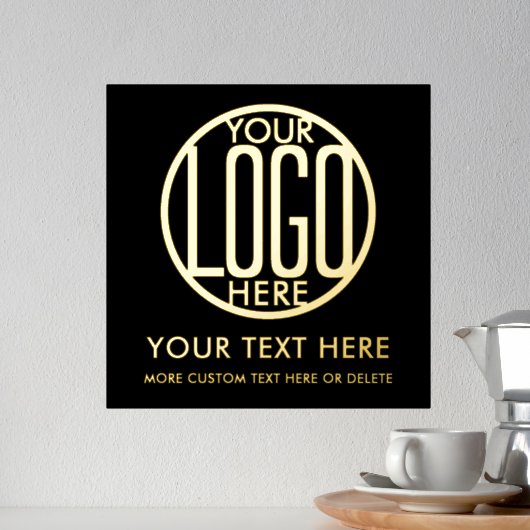 Impressions Dorure Logo de l'entreprise Moderne Minimal Business Prom (In situ (Comptoir 2))