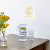 Impressions Dorure Logo d'entreprise Moderne Minimal Société Promotio (Couchage (Cuisine))