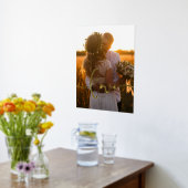 Impressions Dorure Loin calligraphie moderne superposer photo mariage (Couchage (Cuisine))