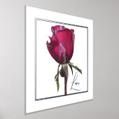 Impressions Dorure Love Foil Accent Rose rouge affiche (Poser)