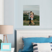Impressions Dorure Love mignon script lunaire couple photo or (In situ (chambre))