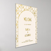 Impressions Dorure Luxe Gold Mariage Carrelage Méditerranéen Bienvenu (Poser)