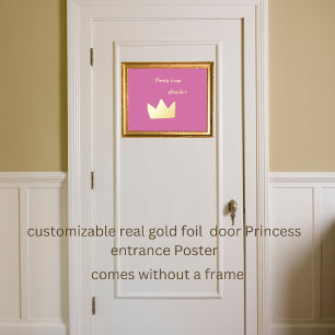 Impressions Dorure luxe or rose princesse entrée réelle