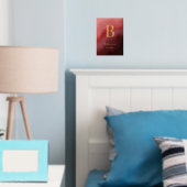 Impressions Dorure Luxueux Nom de famille rouge Année d'établissement (In situ (chambre))