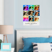 Impressions Dorure Magazine Pop Art Retro Diptych Graduation Photo (In situ (chambre))