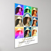 Impressions Dorure Magazine Pop Art Retro Diptych Graduation Photo (Poser)