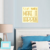 Impressions Dorure Mantra Make It Happy Citation Or (In situ (chambre))