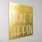 Impressions Dorure Mantra Make It Happy Citation Or (Poser)