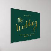 Impressions Dorure Mariage de script moderne Bienvenue Emerald and Go (Poser)