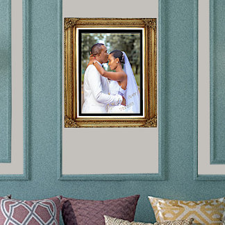 Impressions Dorure Mariage Photo personnalisée Meilleur Jour Jamais I