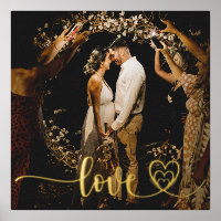Mariage Photo Script moderne Styled Love Hearts