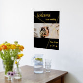 Impressions Dorure mariage royal bienvenue signe en feuille réelle (Couchage (Cuisine))